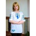 SALE!! Embroidered blouse "Blue Rose Mood", sizes S